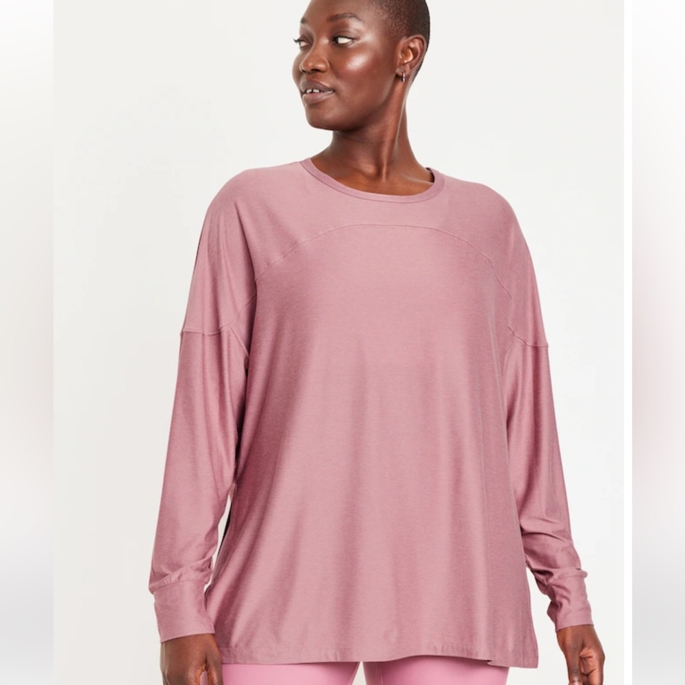 Old Navy Active Cloud94 Pink Long Sleeve - Size M